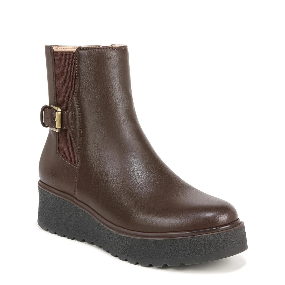 Soul Naturalizer Jayda I7953S1200 Boots Women 9 Brown Side Zip Platform JOBB1005